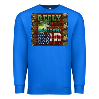 True Royal reely awesome dad Premium Sweatshirt - HRA Design Shop