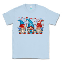 Dusty Blue fourth of july gnomes Classic Tee - Zillion Design Studio