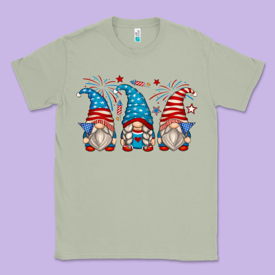 Classic Tee fourth of july gnomes