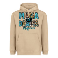 Mushroom mama of drama boy mom Heavyweight Hoodie - Zillion Design Studio