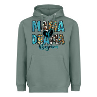 Sage mama of drama boy mom Heavyweight Hoodie - Zillion Design Studio
