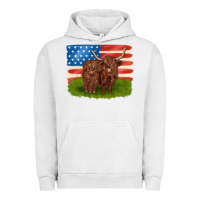 Pigment Lunar Rock American cows Urban Hoodie - MaliasSmallBusiness