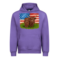 Tulip American cows Urban Hoodie - MaliasSmallBusiness