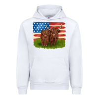 White American cows Urban Hoodie - MaliasSmallBusiness