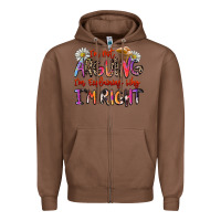 Chestnut i'm not arguing i'm explaining why i'm right Zipper Hoodie - Zillion Design Studio