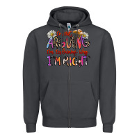 Smoke i'm not arguing i'm explaining why i'm right Zipper Hoodie - Zillion Design Studio
