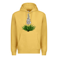 Antique Gold Yucca Flower IIIustrations Premium Hoodie - LillyAllenDesigns