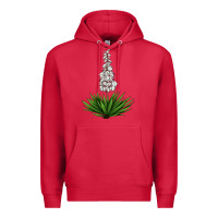 Cardinal Yucca Flower IIIustrations Premium Hoodie - LillyAllenDesigns