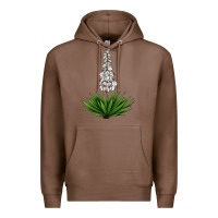 Chestnut Yucca Flower IIIustrations Premium Hoodie - LillyAllenDesigns