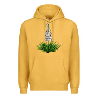 Mustard Yucca Flower IIIustrations Premium Hoodie - LillyAllenDesigns