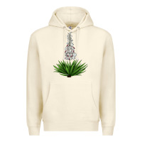 Sandshell Yucca Flower IIIustrations Premium Hoodie - LillyAllenDesigns