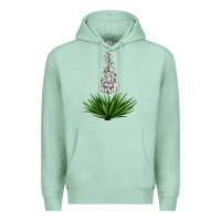 Seafoam Yucca Flower IIIustrations Premium Hoodie - LillyAllenDesigns
