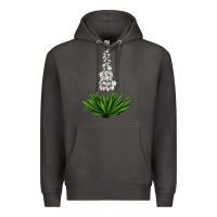 Smoke Yucca Flower IIIustrations Premium Hoodie - LillyAllenDesigns
