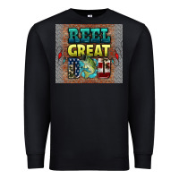 Black reel great dad Premium Sweatshirt - HRA Design Shop