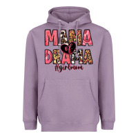 Lavender mama of drama girl mom Heavyweight Hoodie - Zillion Design Studio