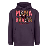 Plum mama of drama girl mom Heavyweight Hoodie - Zillion Design Studio