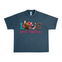 Midnight Navy love french bulldogs Urban Heavy Tee - Artiststas