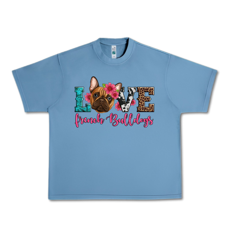 Love French Bulldogs Urban Heavy Tee by Artiststas | Teevron