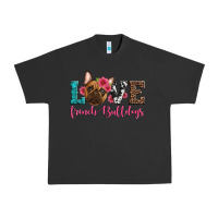 Pigment Black love french bulldogs Urban Heavy Tee - Artiststas