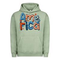 Pigment Oil Green america Urban Hoodie - MaliasSmallBusiness