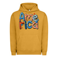 Pigment Peanut Butter america Urban Hoodie - MaliasSmallBusiness