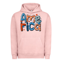 Pigment Salmon america Urban Hoodie - MaliasSmallBusiness