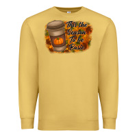 Antique Gold tis the season to be basic Premium Sweatshirt - RacoonDesign
