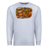 Heather Grey tis the season to be basic Premium Sweatshirt - RacoonDesign