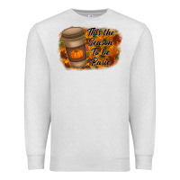 Oatmeal Heather tis the season to be basic Premium Sweatshirt - RacoonDesign