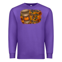 Purple tis the season to be basic Premium Sweatshirt - RacoonDesign