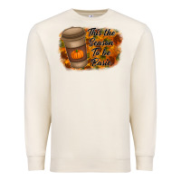 Sandshell tis the season to be basic Premium Sweatshirt - RacoonDesign