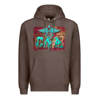 Coffee western nurse certified nurse  assistant medilcal symbol  background Premium Hoodie - BarkalooDesign