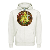 Oatmeal Heather Softball leopard christmas Zipper Hoodie - RanaPortraitStore