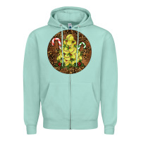 Seafoam Softball leopard christmas Zipper Hoodie - RanaPortraitStore