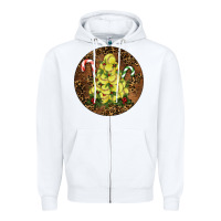 White Softball leopard christmas Zipper Hoodie - RanaPortraitStore