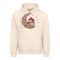 Sandshell moon and mushrooms Urban Hoodie - MaliasSmallBusiness