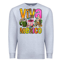 Heather Grey viva mexico mexican coffee cups Premium Sweatshirt - FaDigitalArtStudio