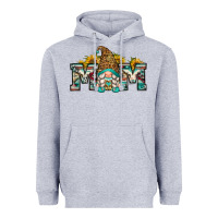 Heather Grey mom gnome Heavyweight Hoodie - Zillion Design Studio