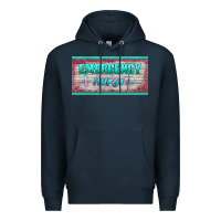 Navy western emergency nurse license plate template Premium Hoodie - BarkalooDesign