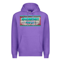 Purple western emergency nurse license plate template Premium Hoodie - BarkalooDesign
