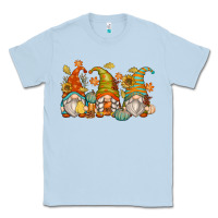 Dusty Blue fall gnomes Classic Tee - Zillion Design Studio