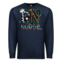 Navy rn nurse Premium Sweatshirt - CowhideDigitalArt