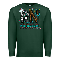 Sports Green rn nurse Premium Sweatshirt - CowhideDigitalArt