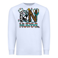 White rn nurse Premium Sweatshirt - CowhideDigitalArt