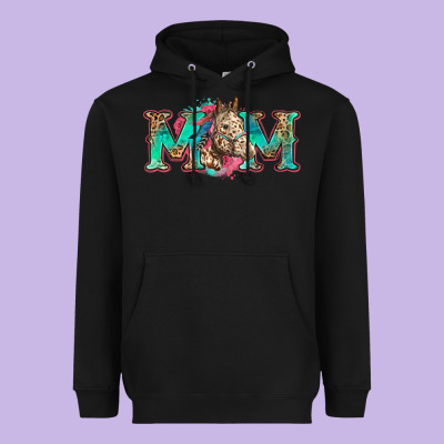 Mom Horse Heavyweight Hoodie Designed By Zillion Design Studio