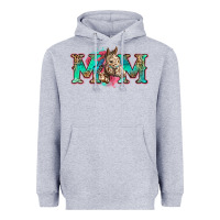 Heather Grey mom horse Heavyweight Hoodie - Zillion Design Studio