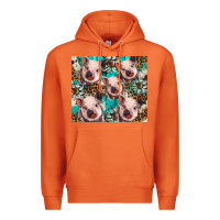 Carrot western cowhide sunflower baby pig Premium Hoodie - BarkalooDesign