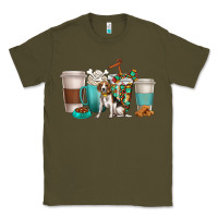 Army Green beagle dog coffee cups Classic Tee - texasbilliewilder