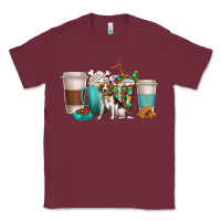 Burgundy beagle dog coffee cups Classic Tee - texasbilliewilder