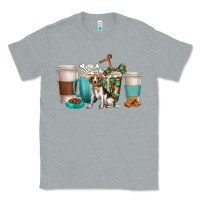 Heather Grey beagle dog coffee cups Classic Tee - texasbilliewilder
